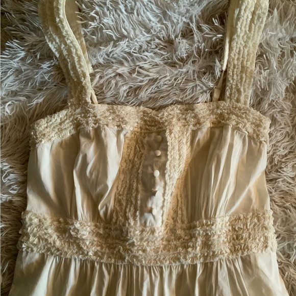 LAST CHANCE BCBGMaxAzria Ivory dress with pockets sz XS - Picture 5 of 5